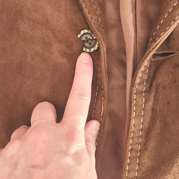 GUC Men's Gratis Sportswear 100% Leather Jacket, Size 44 - Picture 2 of 13